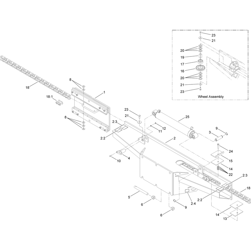 Slide Mount and Slide Shift Assembly