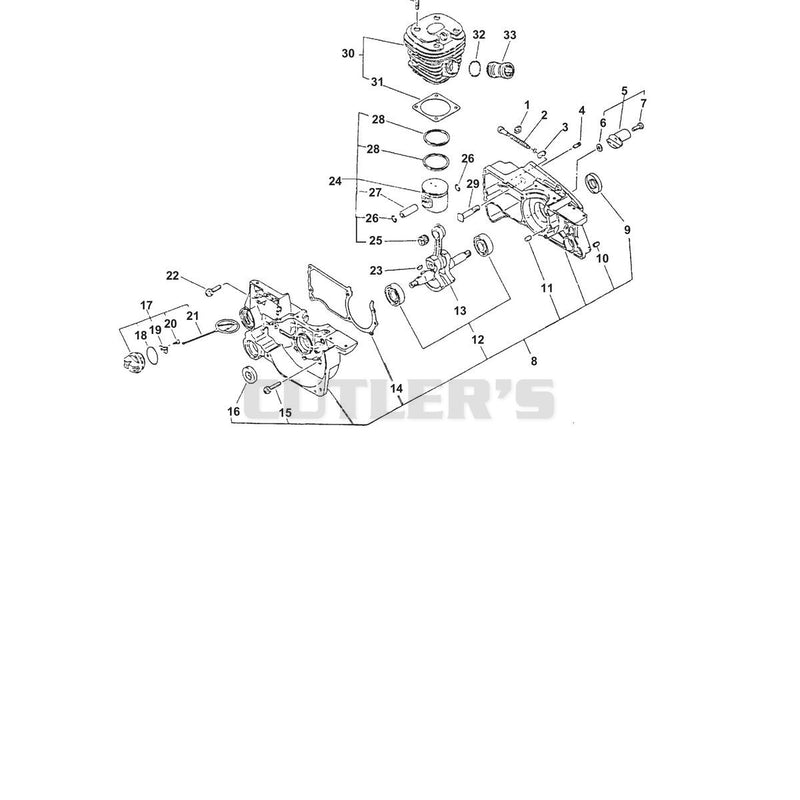 ENGINE, CRANKCASE