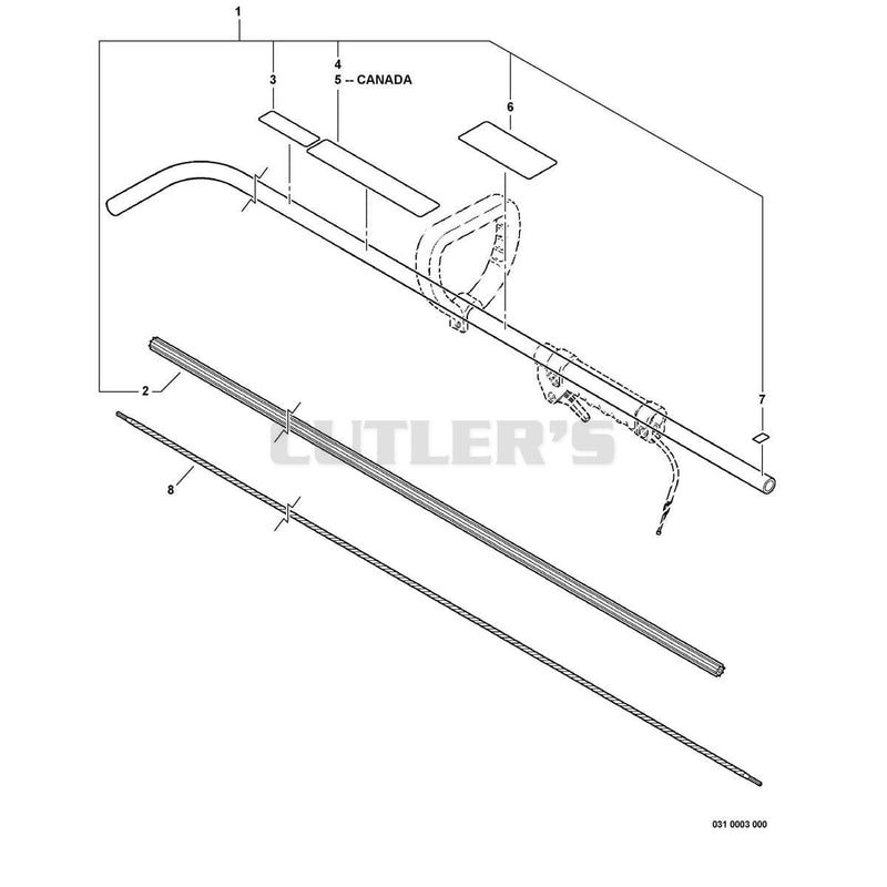 Main Pipe, Flexible Driveshaft