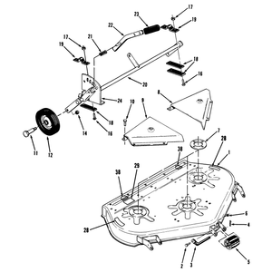 Rear Discharge Mower 42 in