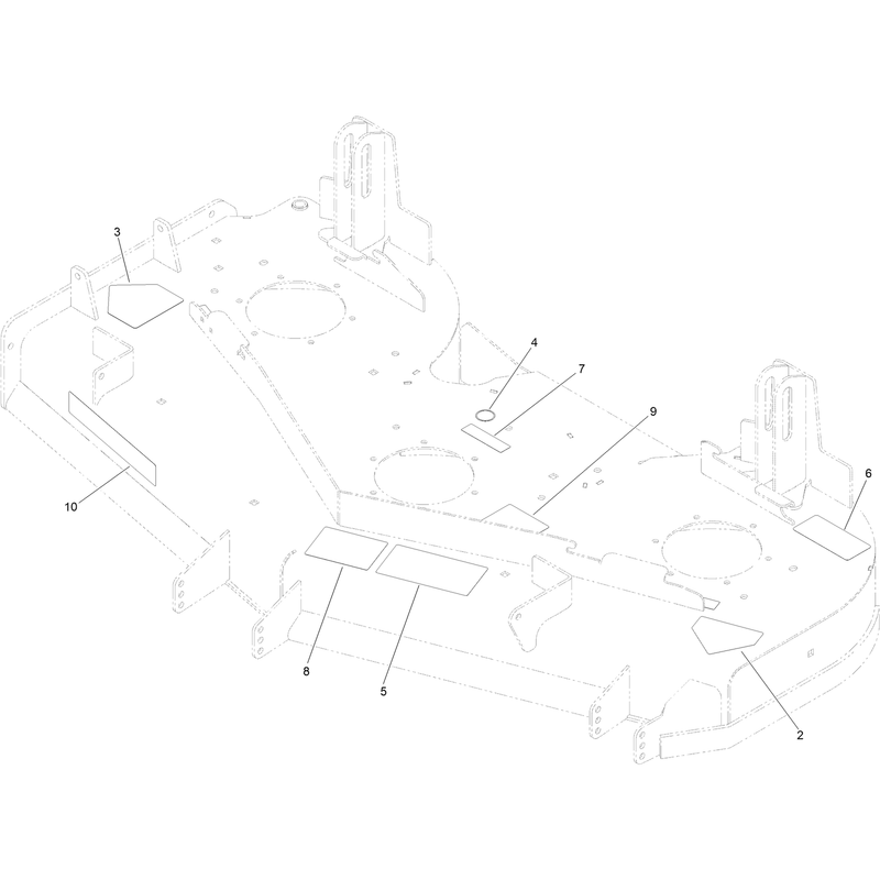Deck Decal Assembly No 120-2351