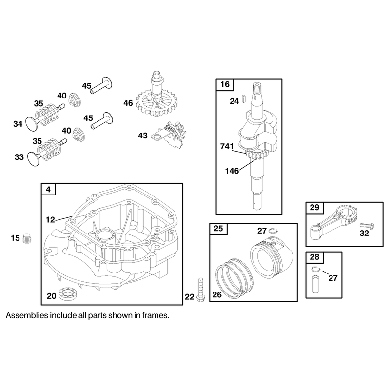 Engine Briggs and Stratton Model 12u802-1740-E1