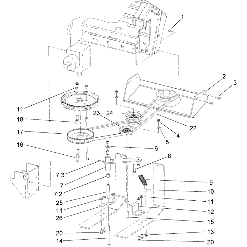 Fan Drive Idler Assembly