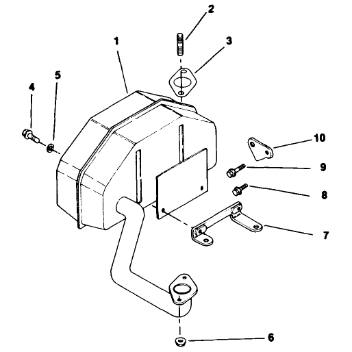 Exhaust Kohler Engine Model No Cv14 T 1412