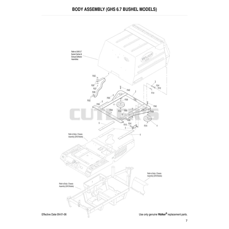 Body Assembly GHS 6.7 Bushel Models