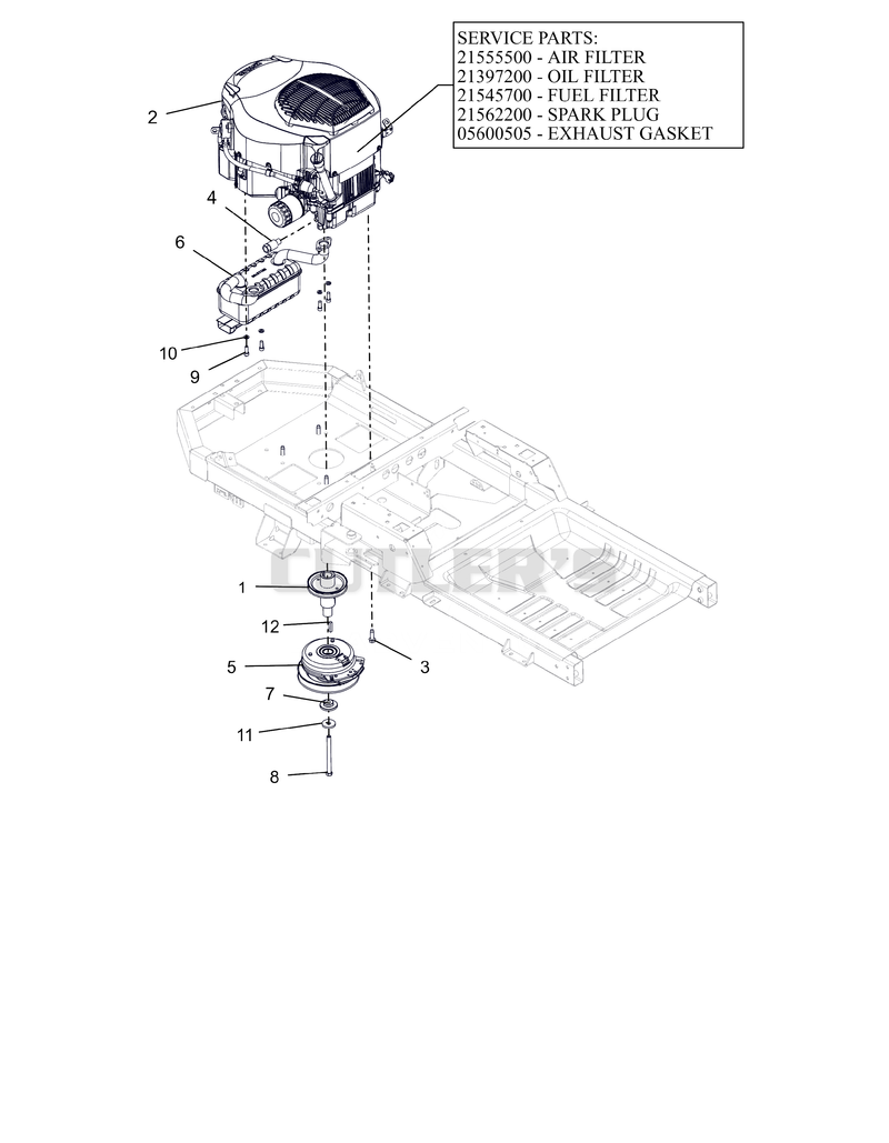 Engine - Kohler 24HP Twin
