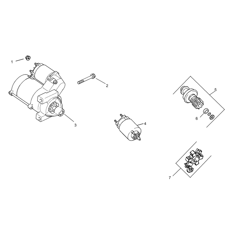 Starting System Kohler Engine CH20QS-64678