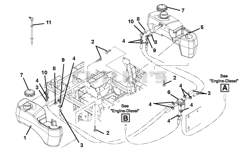Fuel Tanks And Hoses