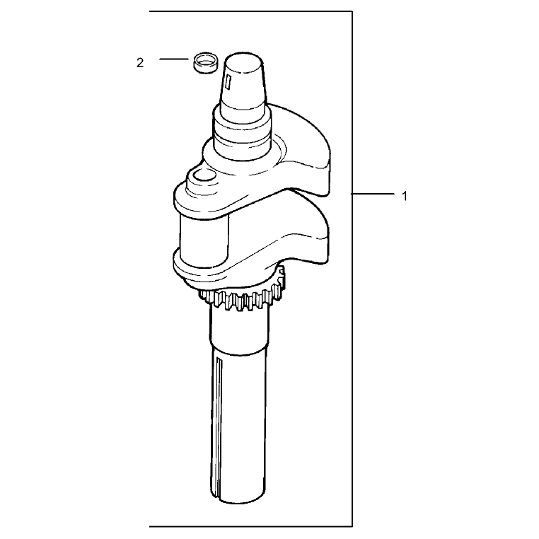 Crankshaft Assembly Kohler CV23S-PS75560