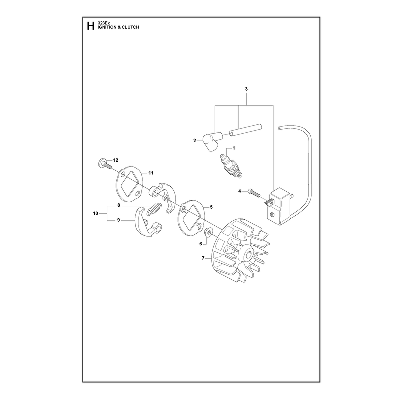 IGNITION SYSTEM AND CLUTCH