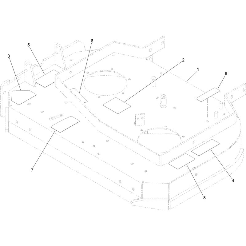 Deck Decal Assembly No. 110-4907