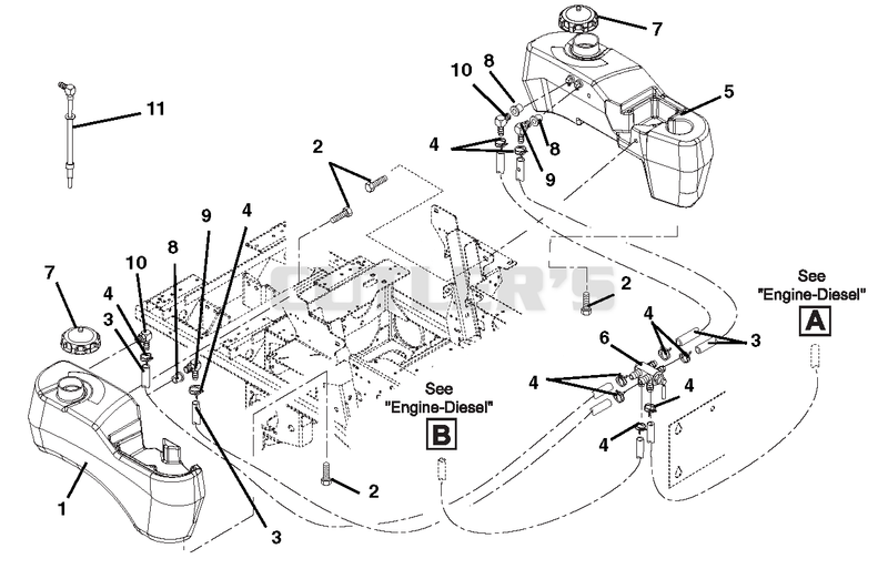 Fuel Tanks And Hoses