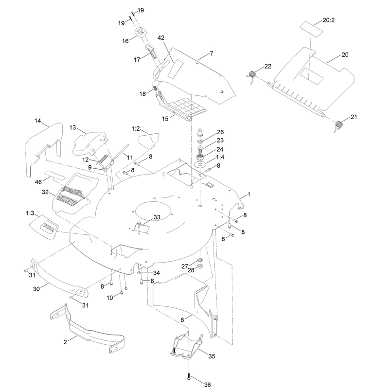 Housing and Chute Assembly