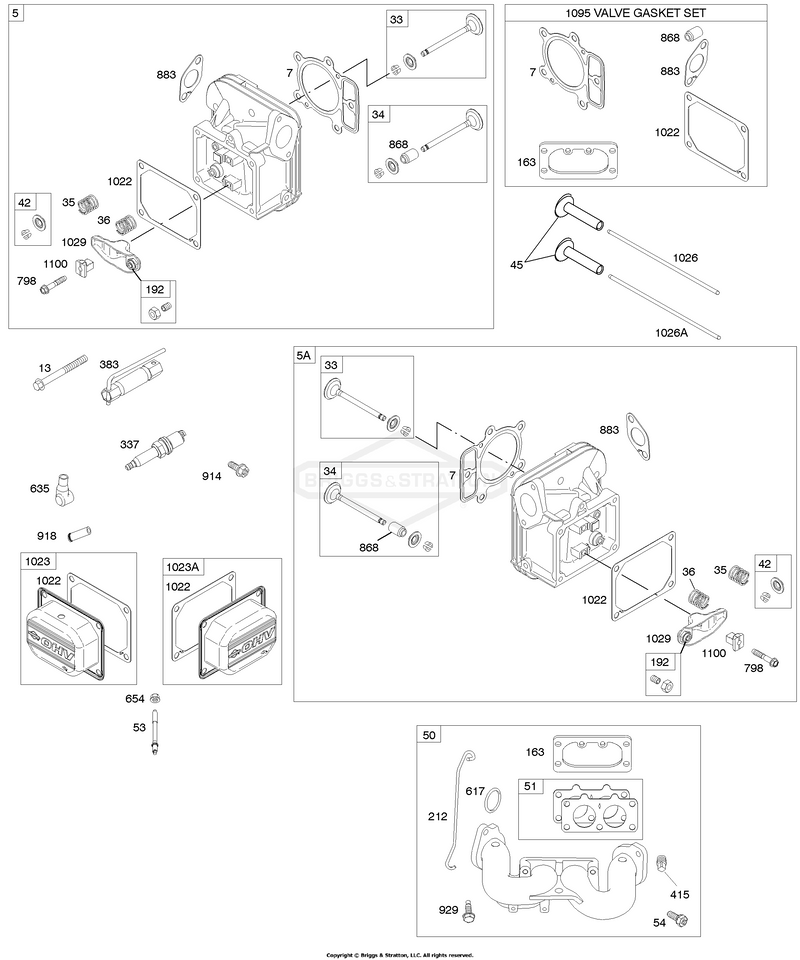 Cylinder Head, Kit/Gasket Set-Valve, Valves