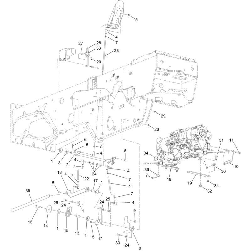 Ground Drive Linkage Assembly