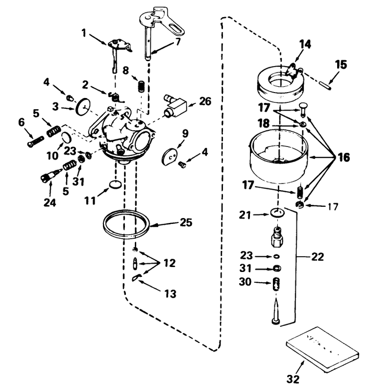 Carburetor No. 632107a