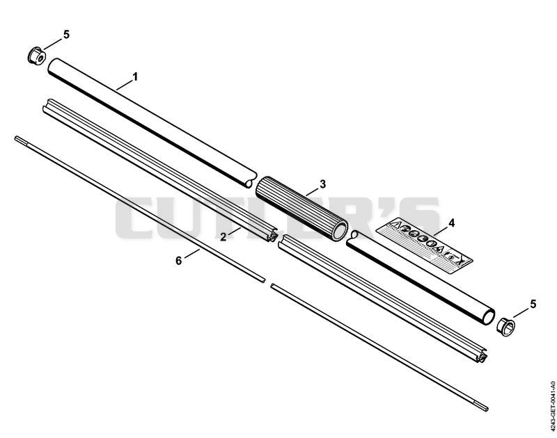Drive tube assembly HL 94 K