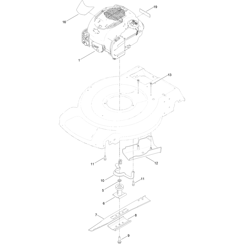 Engine and Blade Assembly