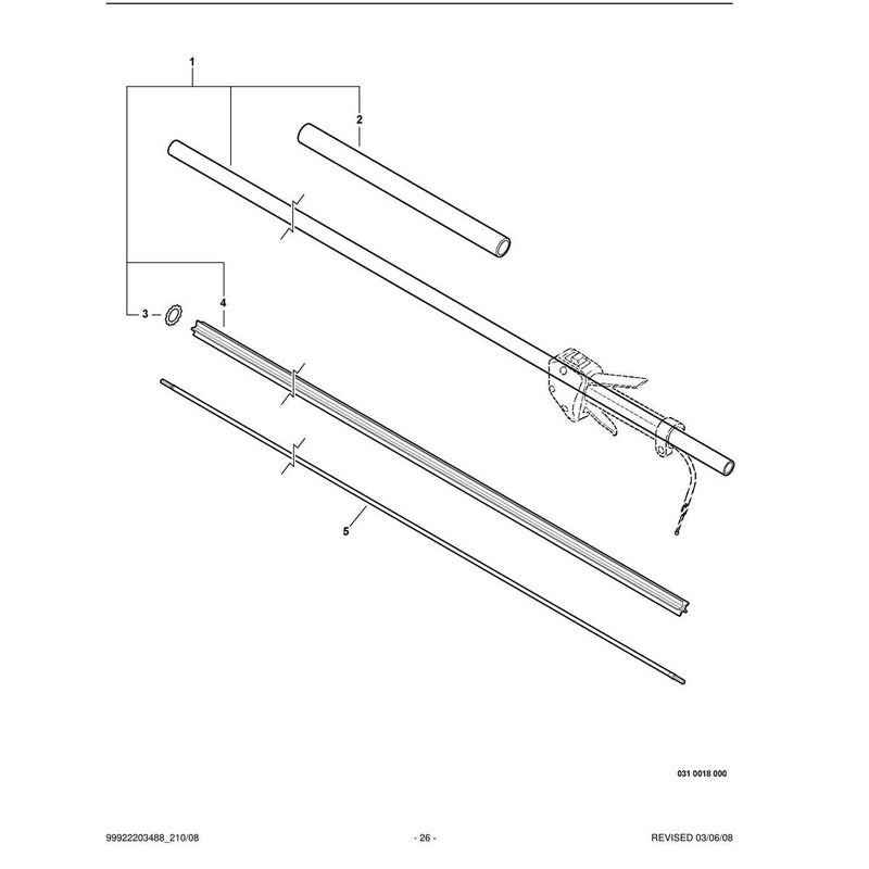 Main Pipe Assembly, Driveshaft