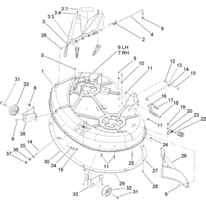 42 Inch Deck Assembly