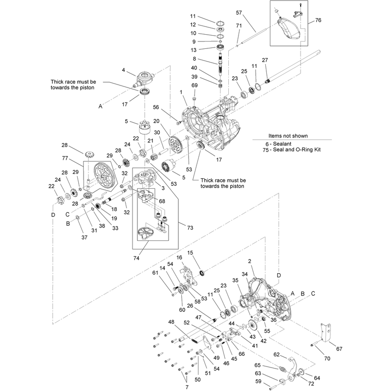 Transmission Assembly No 112-6019