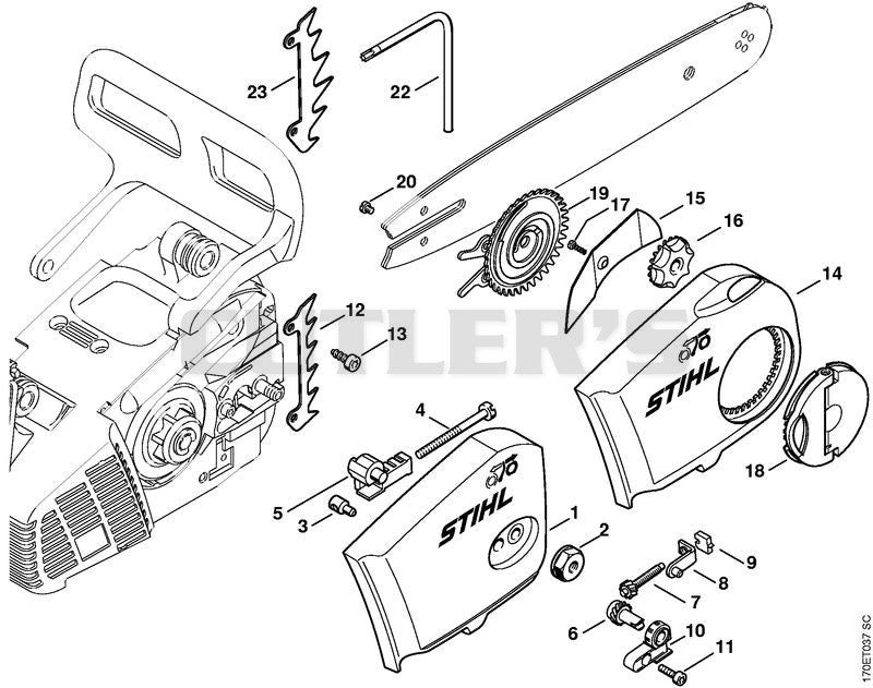 Chain sprocket cover