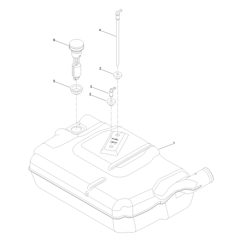 Fuel Tank Assembly No. 161-6589