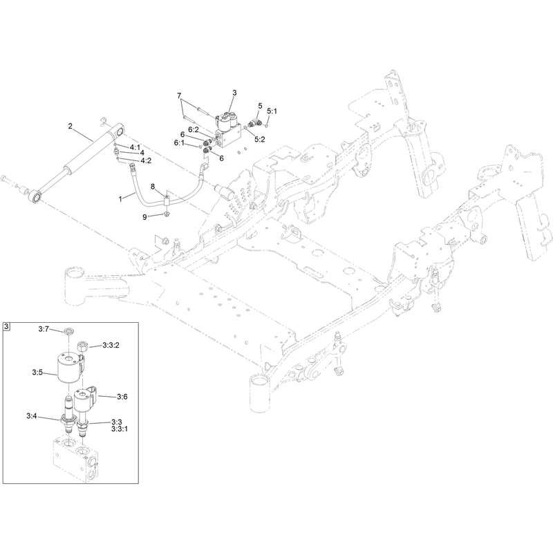 Hydraulic Lift and Fold Assembly