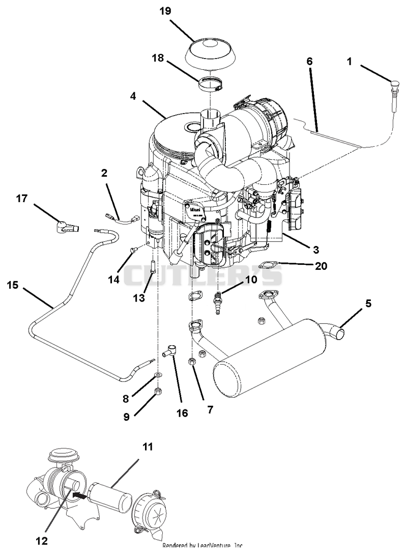 Engine and Exhaust