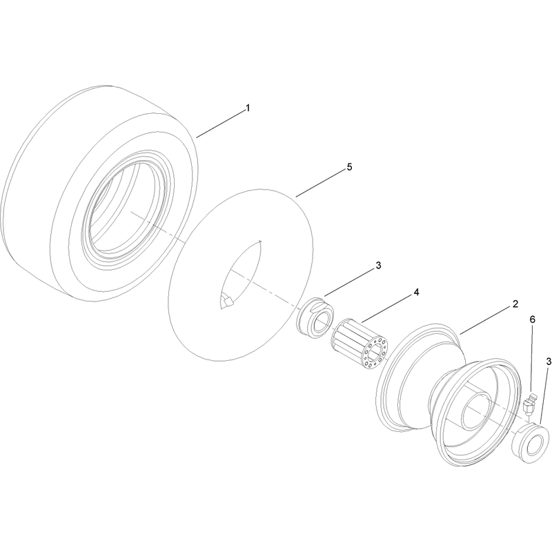 Caster Wheel Assembly No. 99-1268