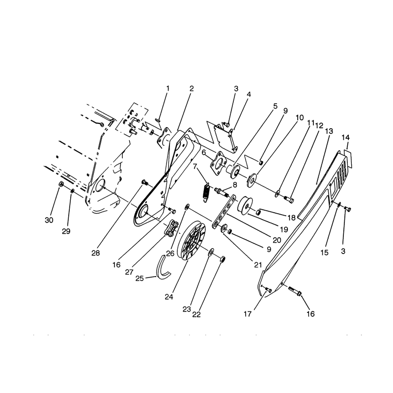 Pulley & Belt Cover Assembly