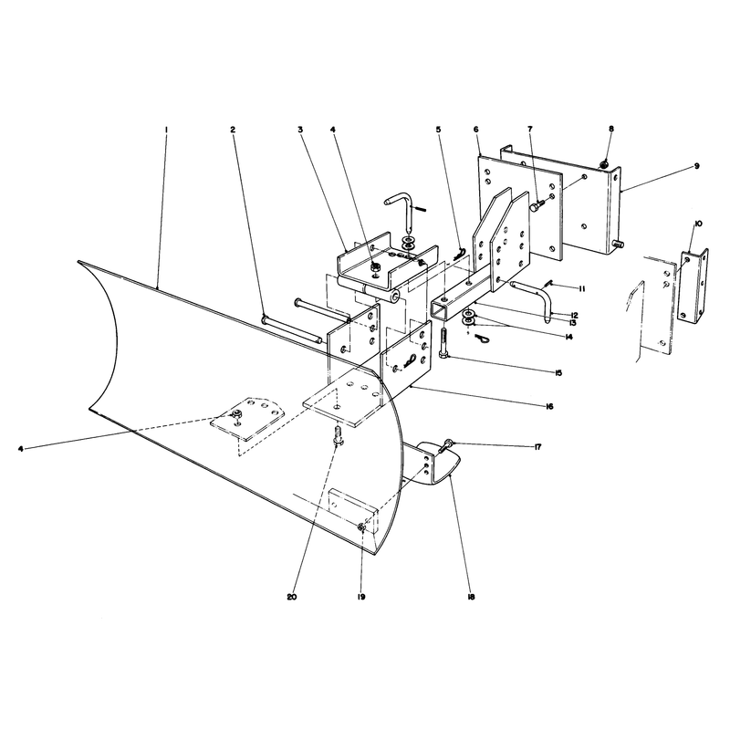 Grader Blade Assembly Model 59099