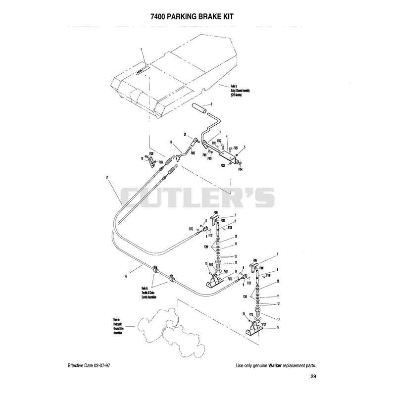 7400 Parking Brake Kit