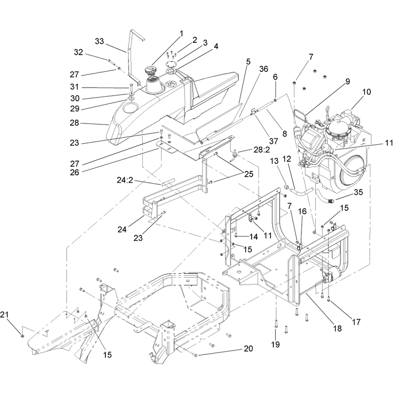 Engine Installation and Fuel Assembly