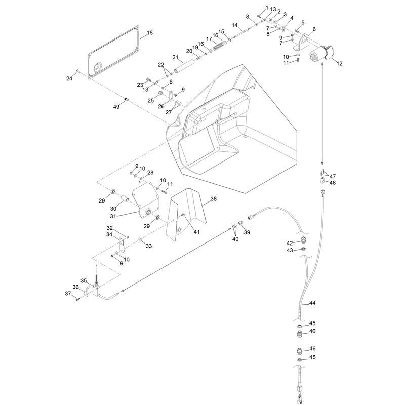 Hopper Electrical Assembly