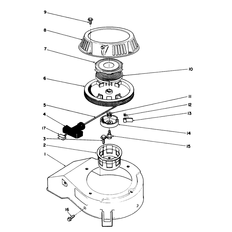 Recoil Assembly Engine Model No 47pk9