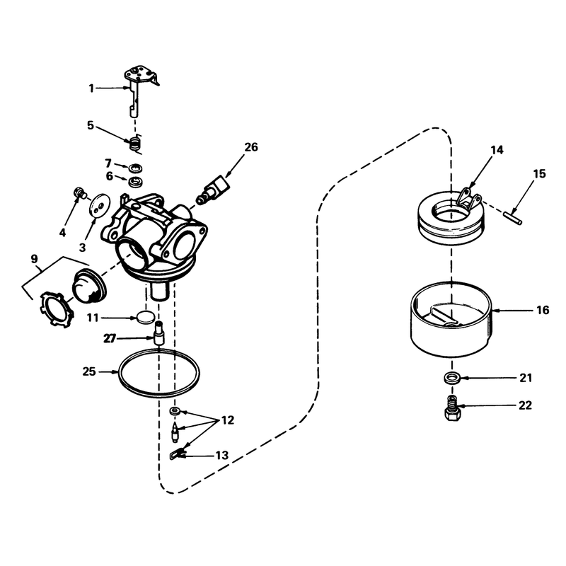Carburetor No 632050a