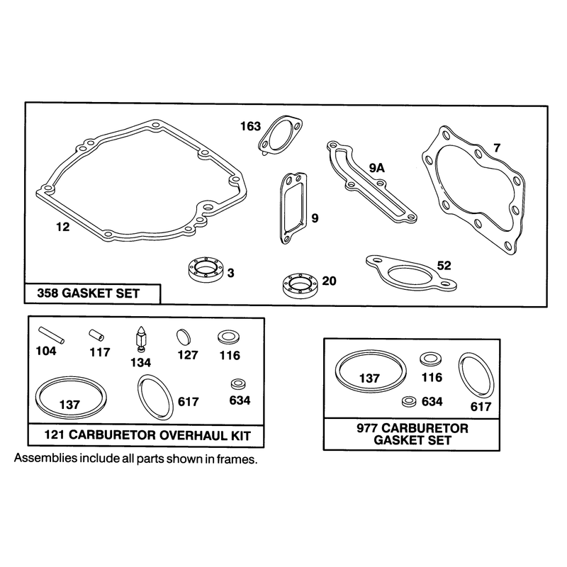 Engine Briggs and Stratton Model 122702-3171-01