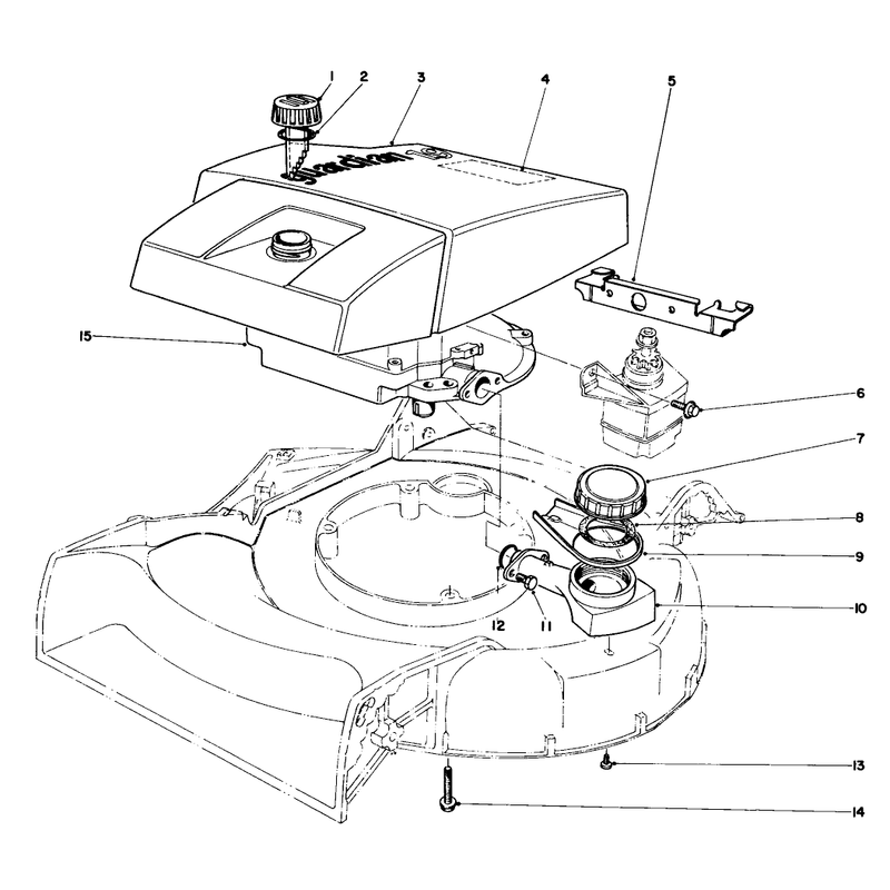 Engine and Oil Gauge Assembly