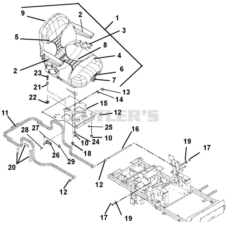 Seat And Hood Frame
