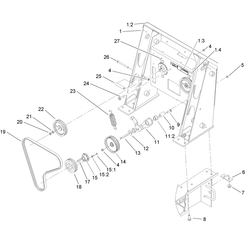 Loader Tower and Drive Assembly
