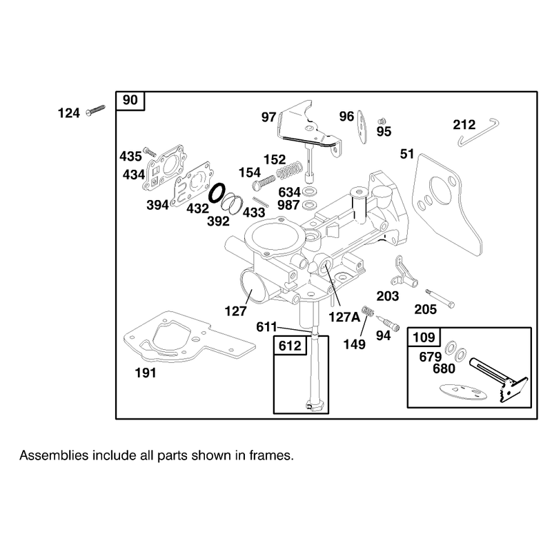 Engine Briggs and Stratton Model 135202-0142-03