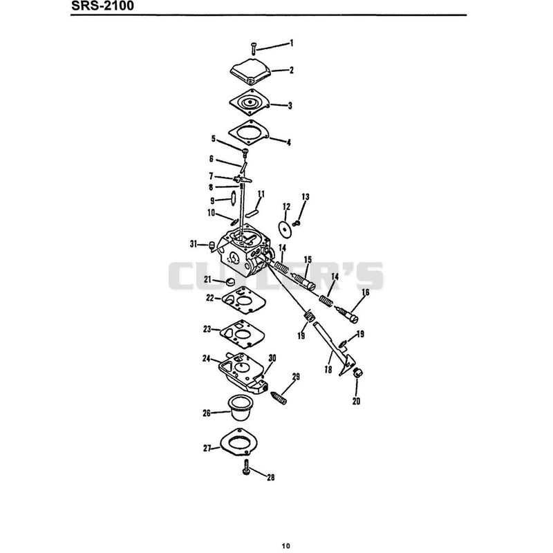 Carburetor C1U-K16 Includes The Following Items