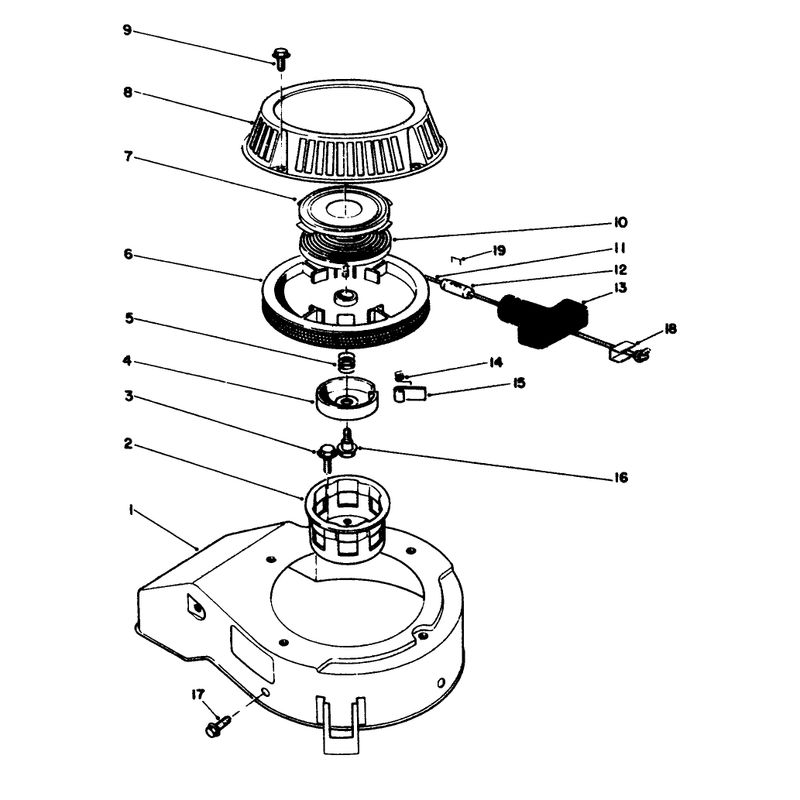 Recoil Assembly Model No 47pk9
