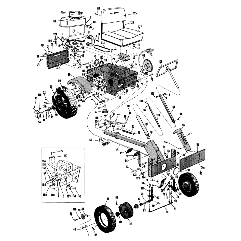 Main Frame Assembly Parts List