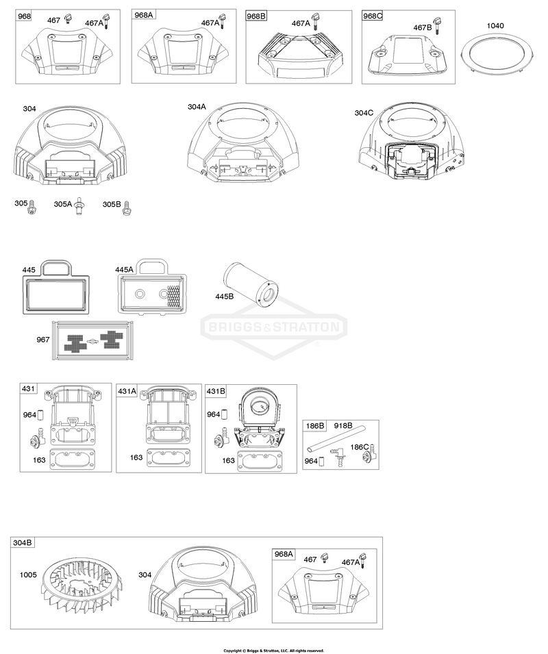 Blower Housing, Air Cleaner