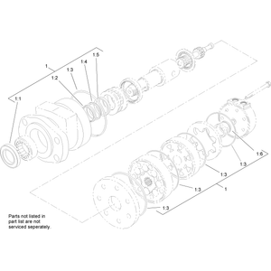 Hydraulic Motor Assembly No 107-9361