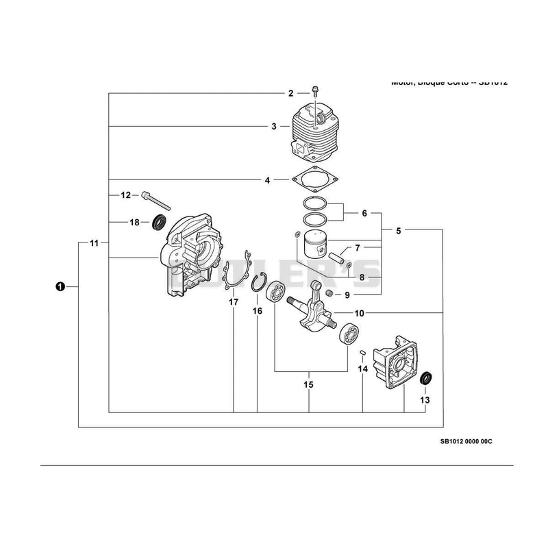 Engine, Short Block -- SB1012