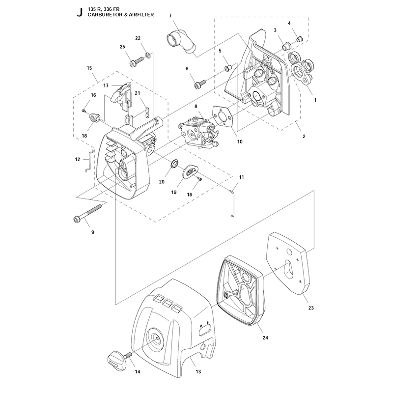 CARBURETOR AND AIR FILTER