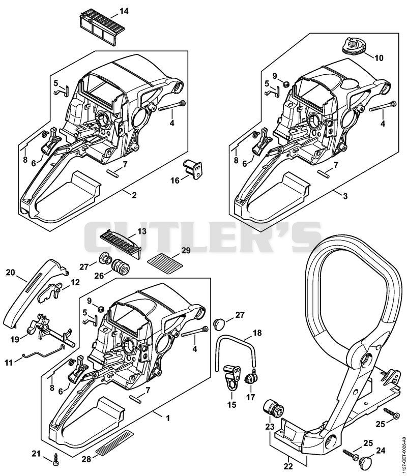Handle housing